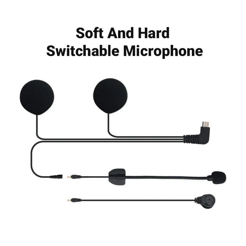 Freedconn Hard Earphone Kit for Helmet Intercoms
