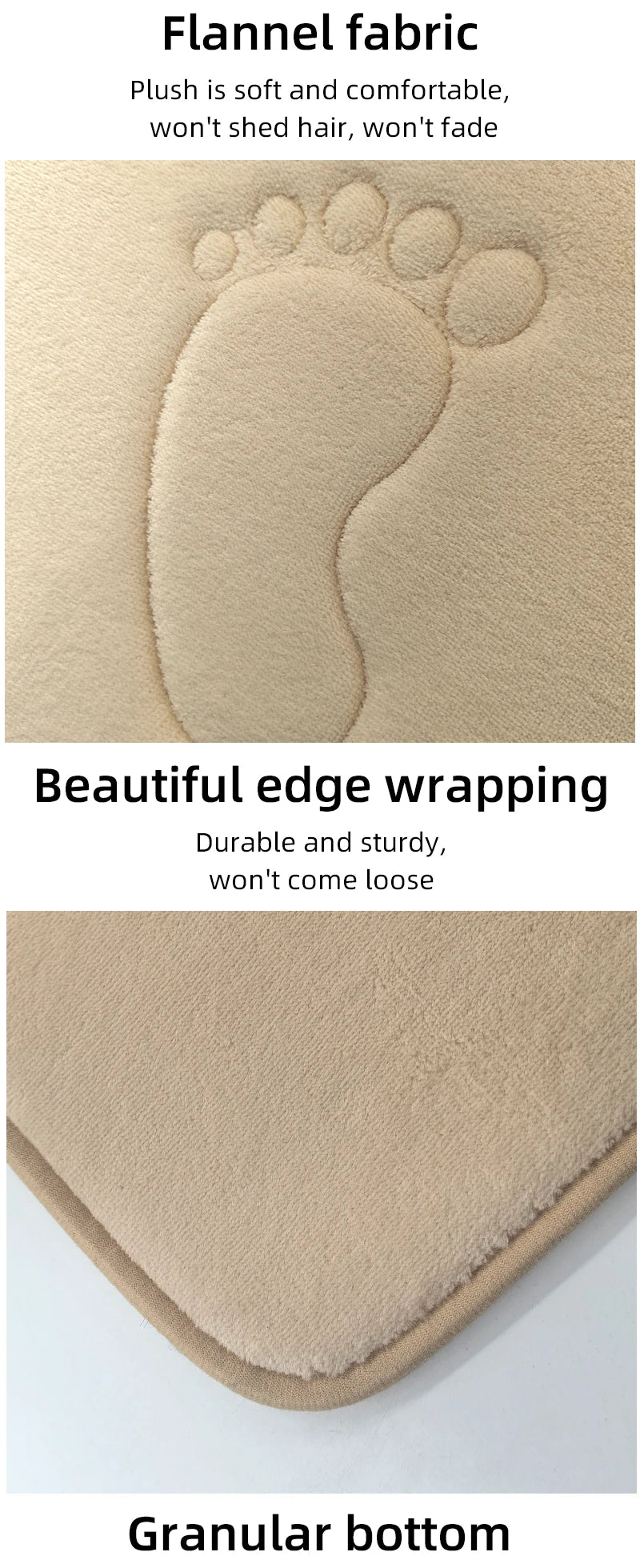 Anti-Slip Cobblestone Bathroom Mat – Soft, Safe & Water-Absorbent!