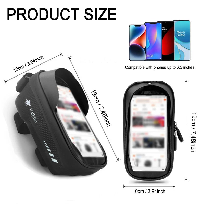 Bike Phone Front Frame Bag Mount