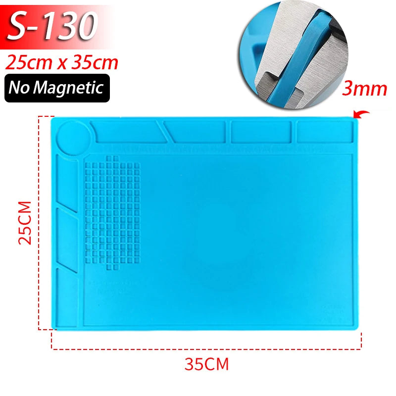 Silicone Soldering Mat – Heat-Proof, Static-Safe, Repair-Ready!