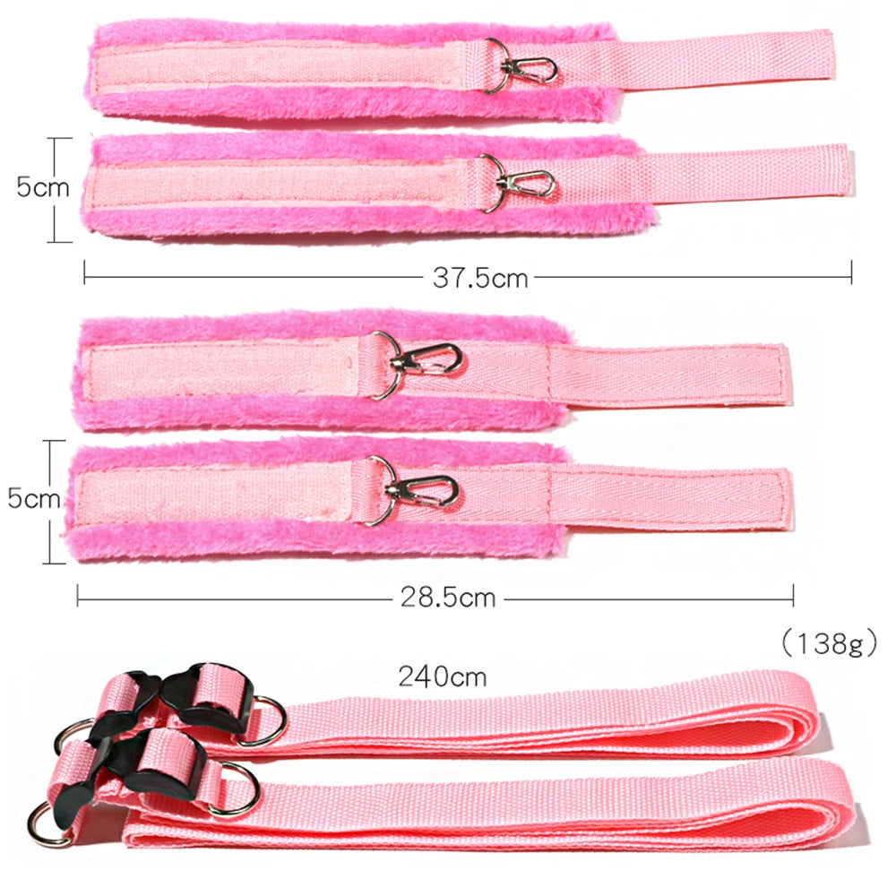 Under Mattress BDSM Bondage Restraint Kit