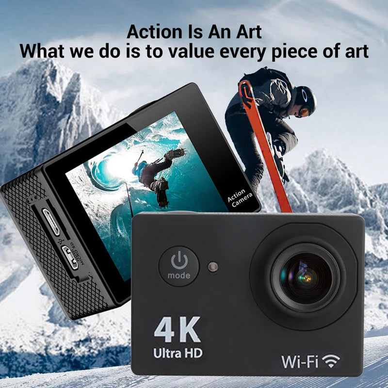 Capture epic moments with this Ultra HD 4K Action Camera!