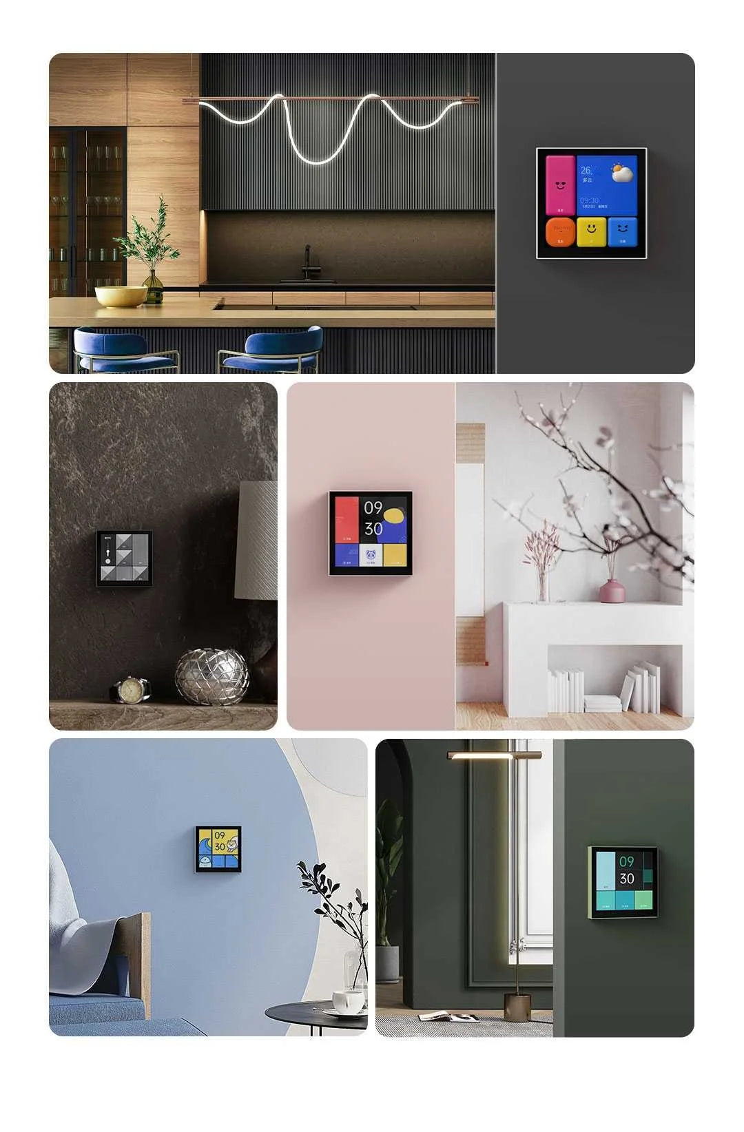 Aqara S1E Smart Touch Panel with LED Display