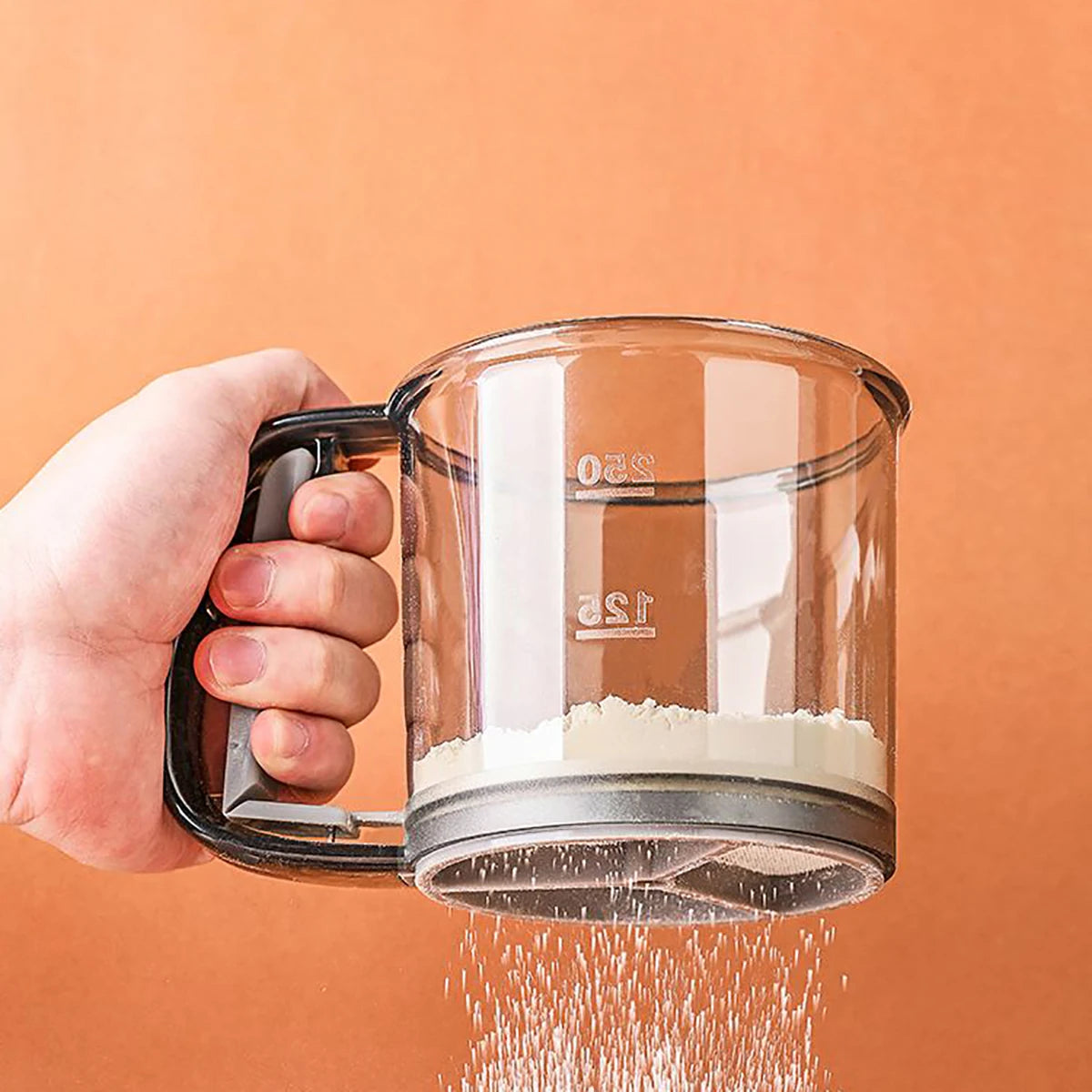 Semi-Automatic Cake Flour Sifter with Scale