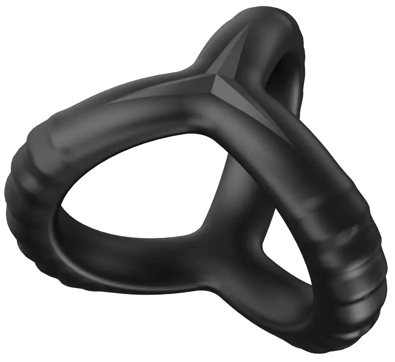 Black Silicone Cock Ring for Men