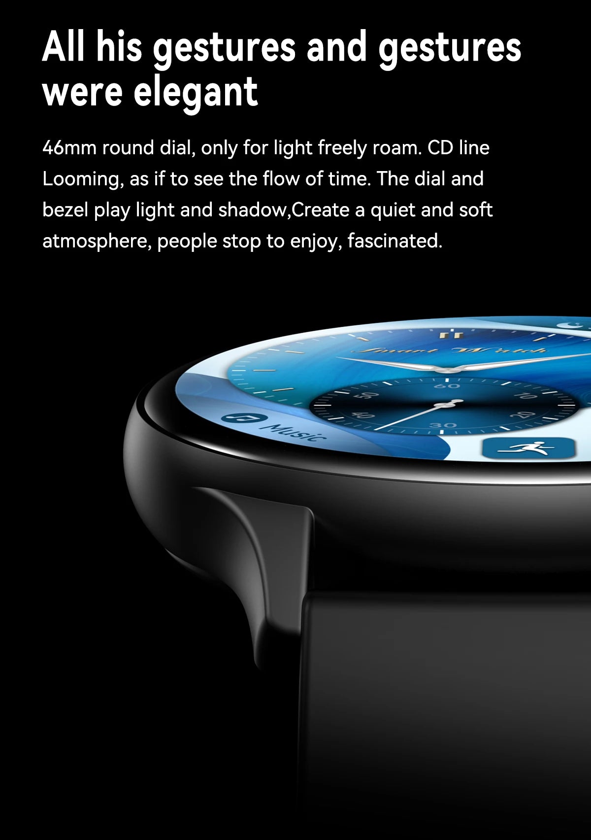 Smart Fitness Watch 1.43” Full Touch Screen