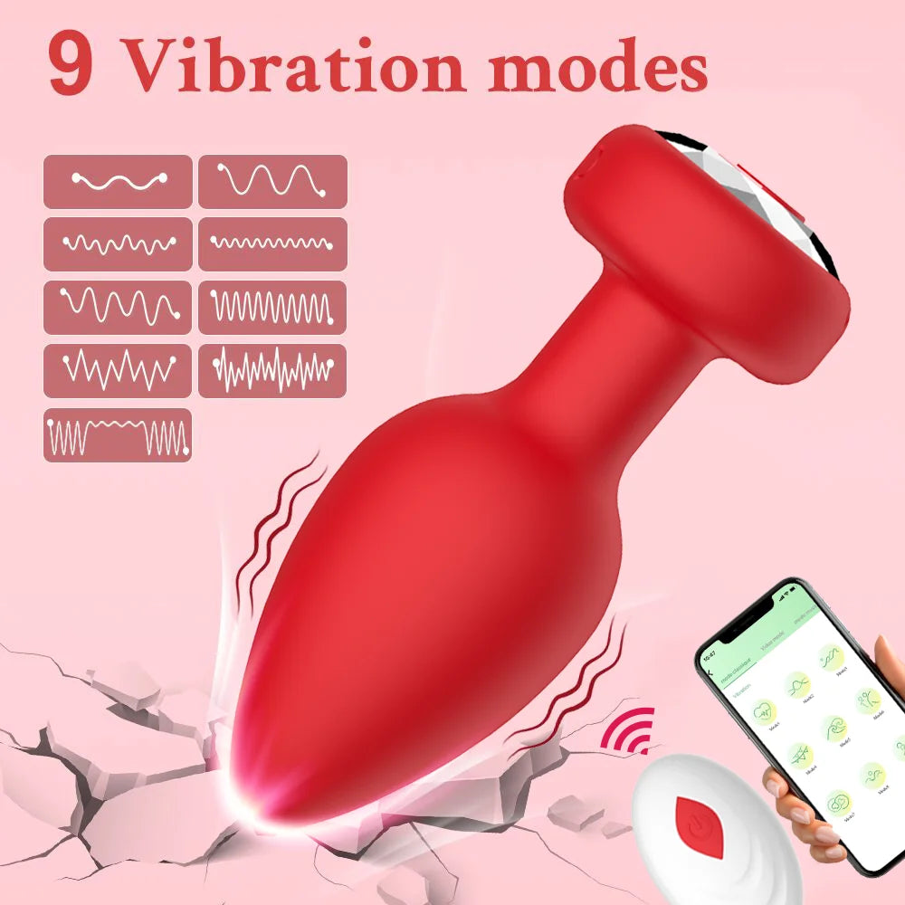 Bluetooth Remote Anal Vibrator with APP