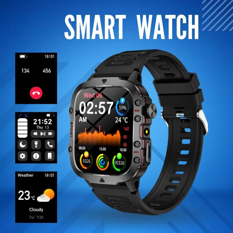 Smart Watch with LED Display & Wireless Call