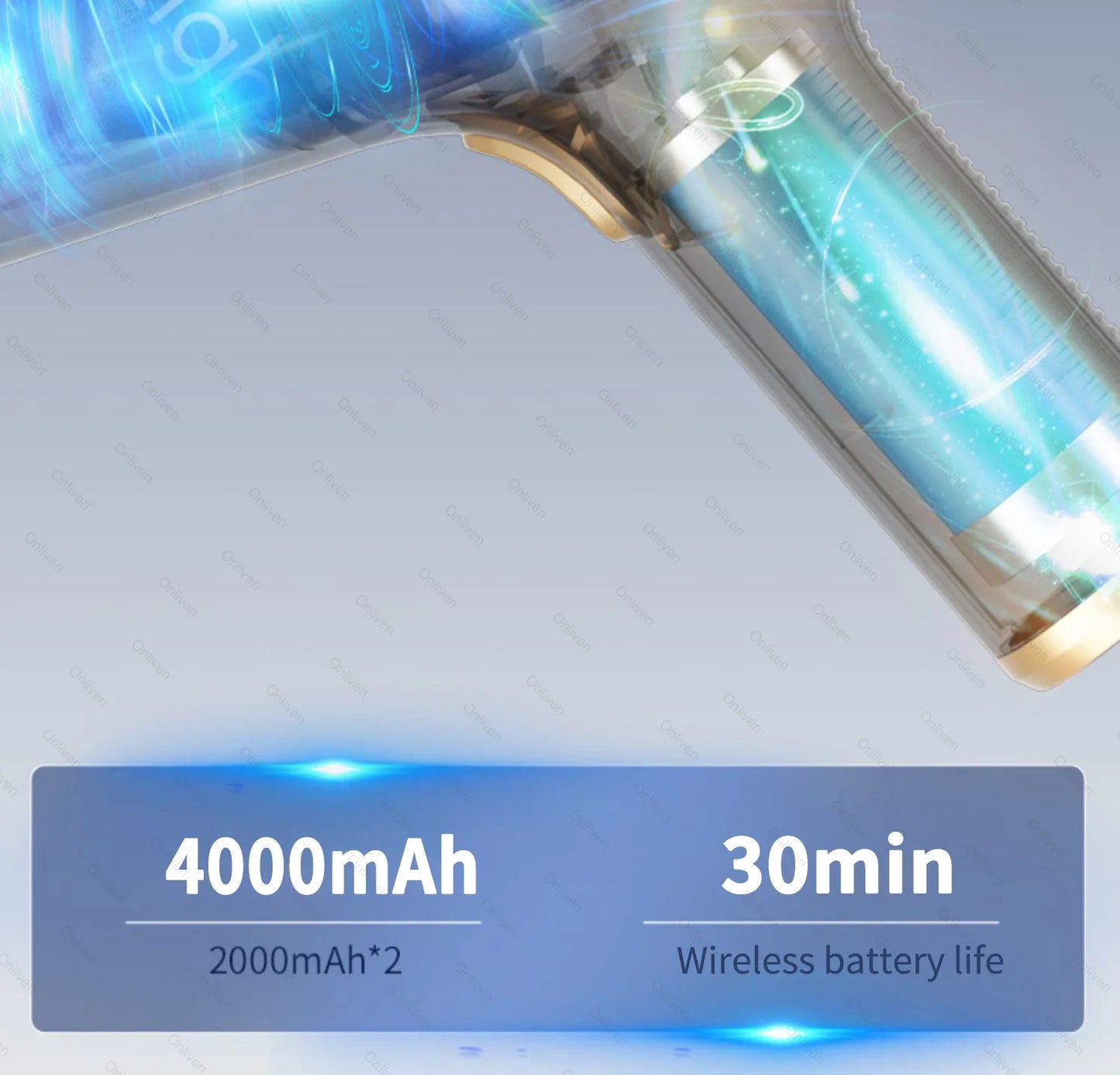 SZUK 98000PA Mini Car Vacuum Cleaner – Wireless & Powerful