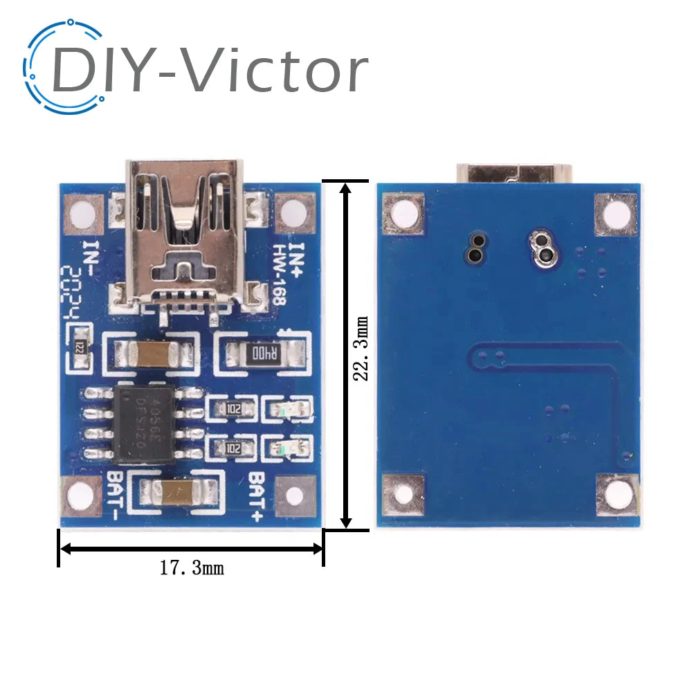 3.7V Li-ion/Lipo Battery Charger with Protection Board