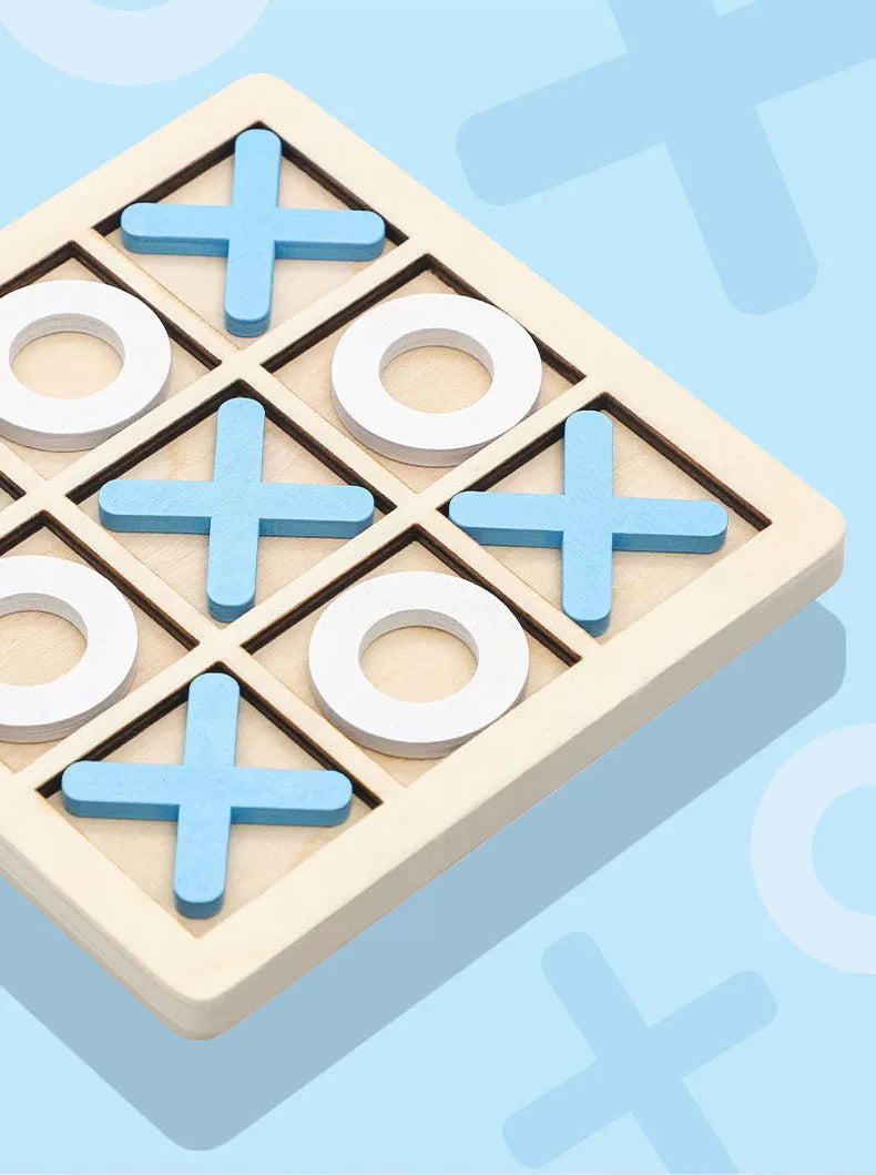 Wooden XO Puzzle Game – Fun Brain Boost for All Ages!