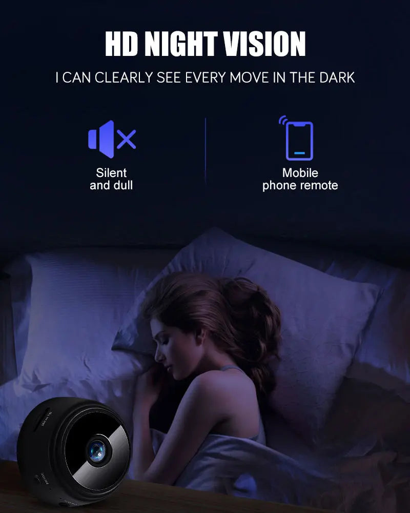Secure your space with the A9 Mini WiFi Camera!