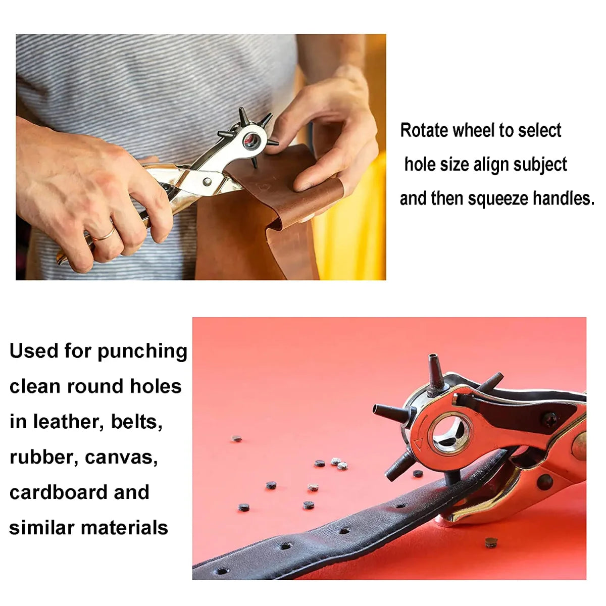Punch perfect holes with this heavy-duty leather tool!