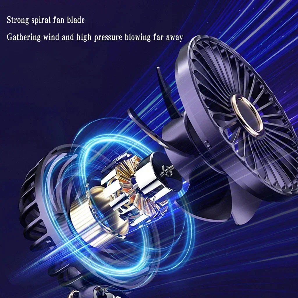 Rechargeable Neck Fan Mini Air Cooler