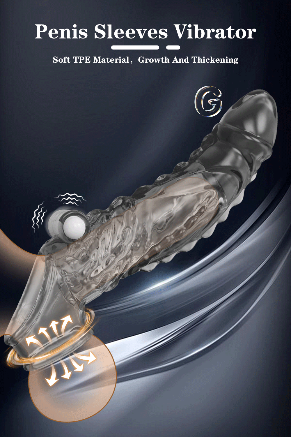 Reusable G-Spot Vibrator & Cock Ring Set