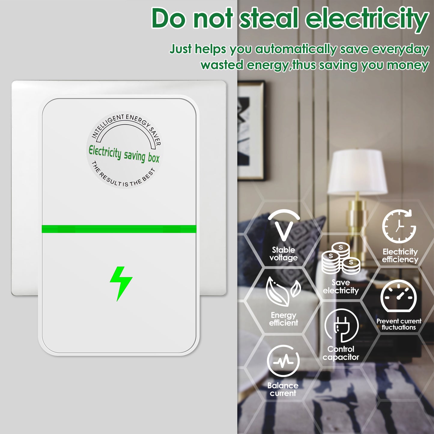 Power Saver Box 90V–250V – 2/4 Pcs Set