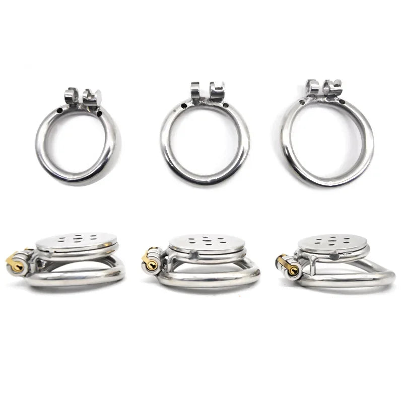 Metal Male Chastity Device with Urethra Tube
