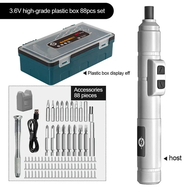 Fix smarter with this mini electric screwdriver set!