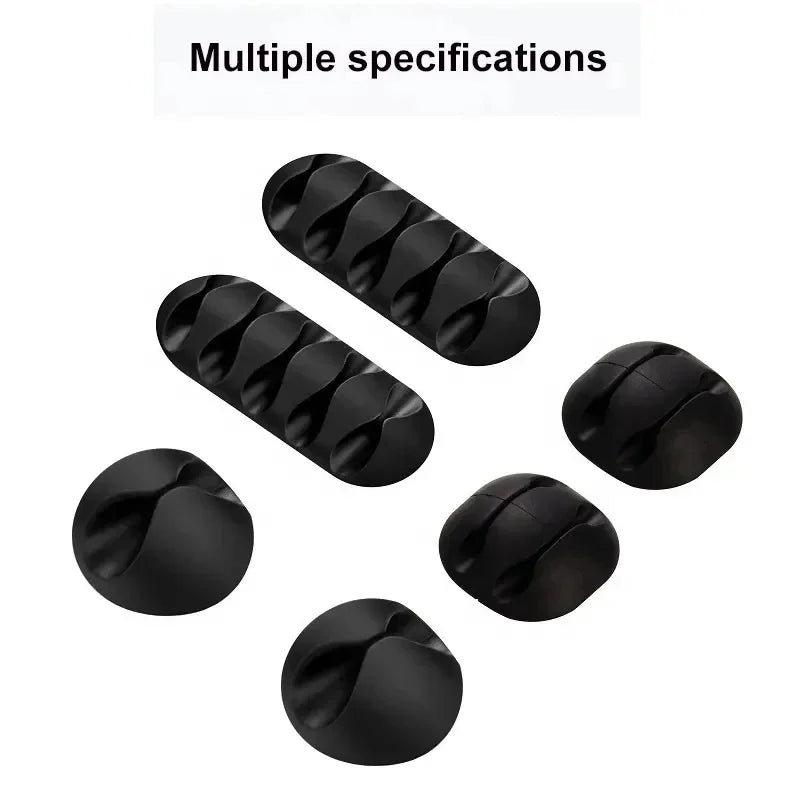 VIKEFON Silicone Cable Organizer Clips Set