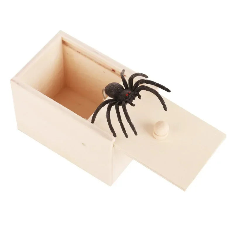 Spider Jump Scare Prank Box – Funny Gag Toy