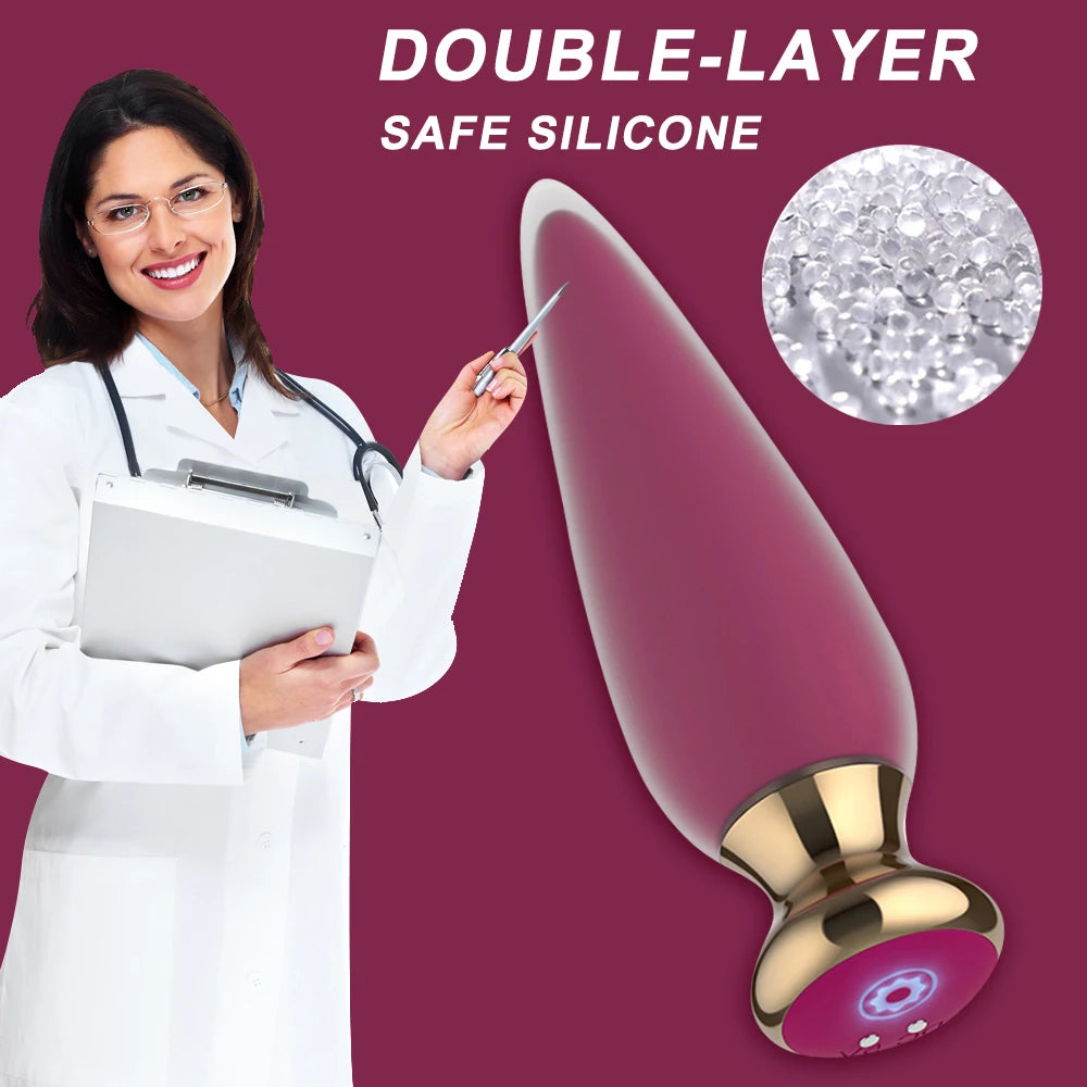 Wireless Remote Anal Vibrator for Men & Women