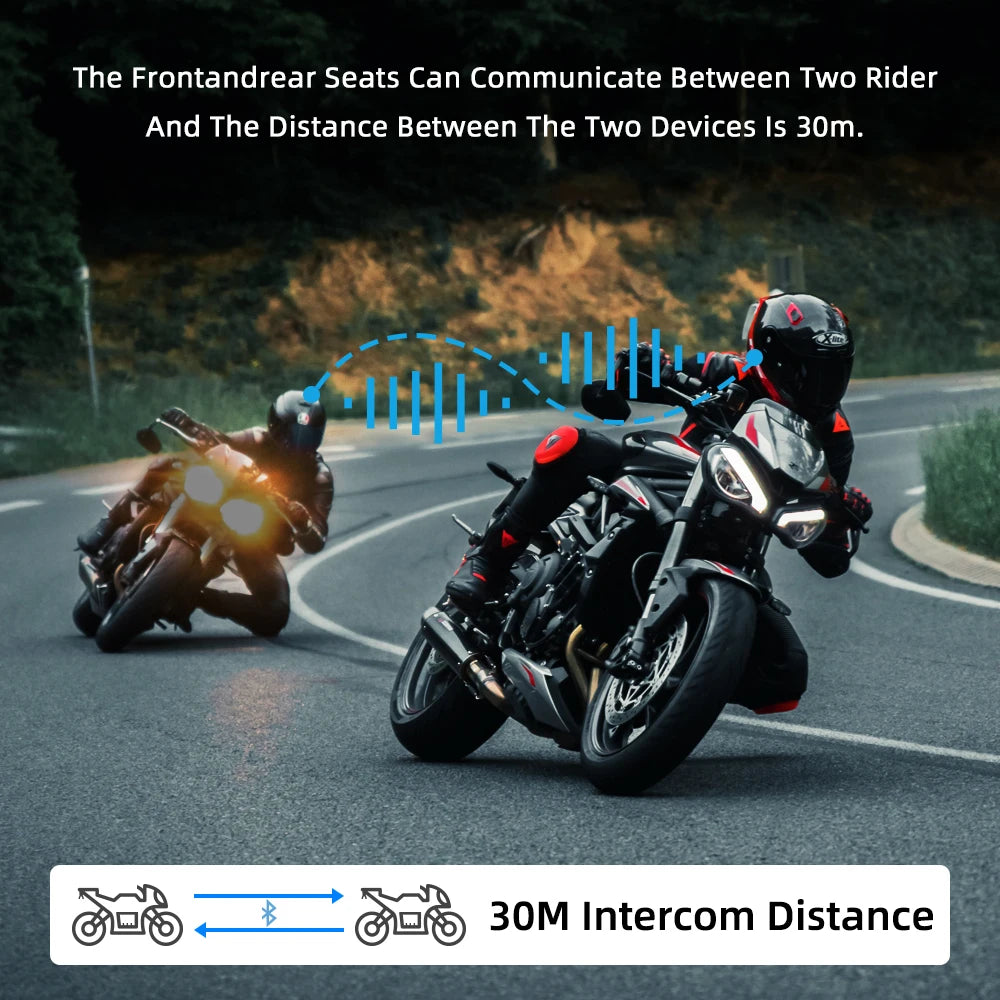 WAYXIN T2 Bluetooth Motorcycle Helmet Intercom