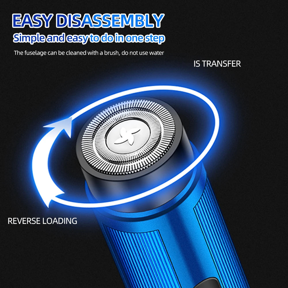 Mini Rechargeable Electric Shaver for Men & Women