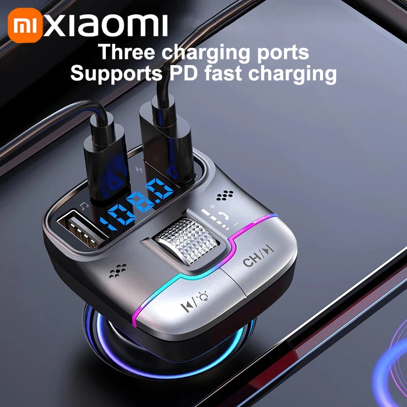 Xiaomi Bluetooth 5.4 FM Transmitter Car Adapter