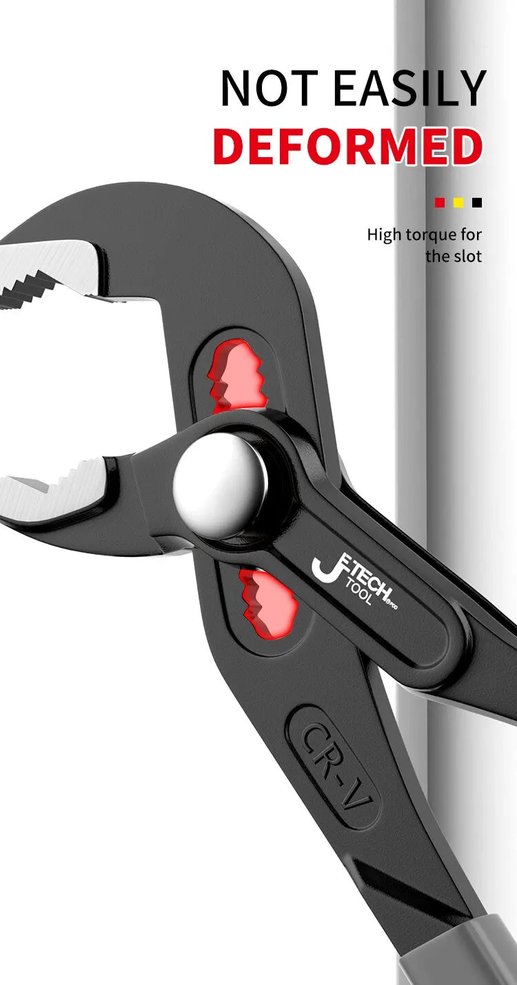 Adjustable Water Pump Pliers – Quick-Release Plumbing Tool
