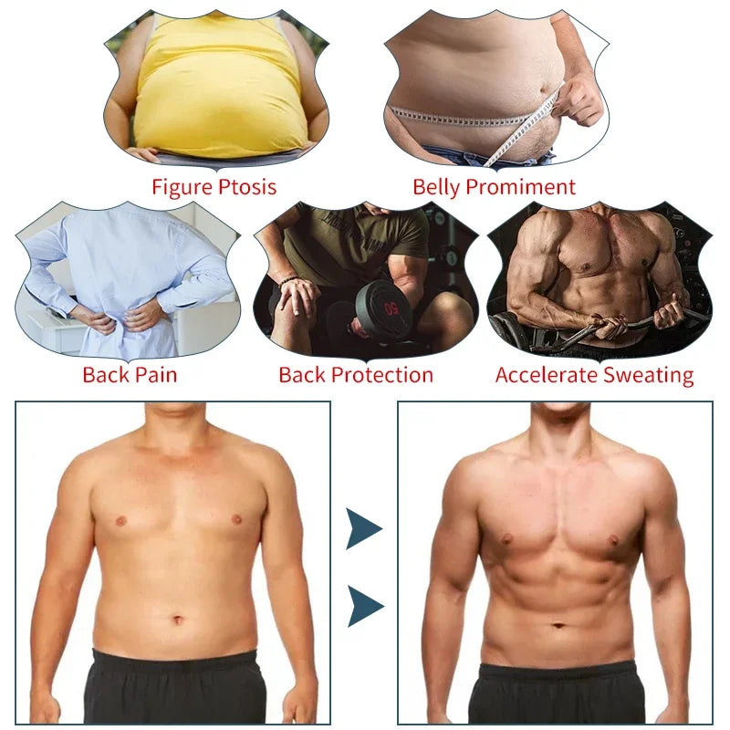 Men's Sweat Belt – Slimming Waist Trainer Corset