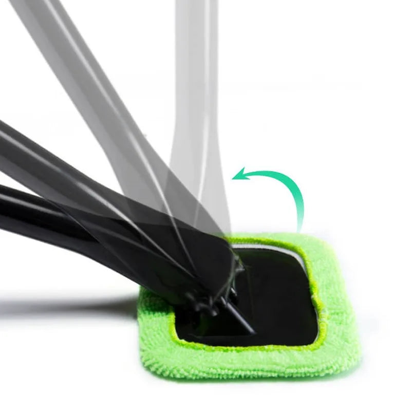 Car Window Cleaner Brush Kit with Microfiber