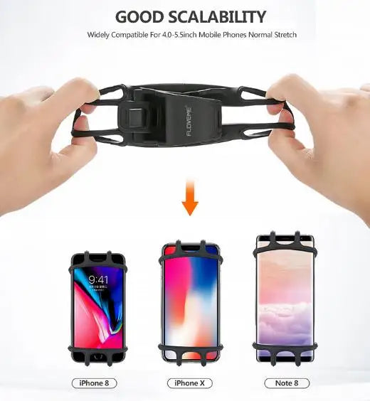 Silicone Bike Phone Holder for MTB & Motorcycles