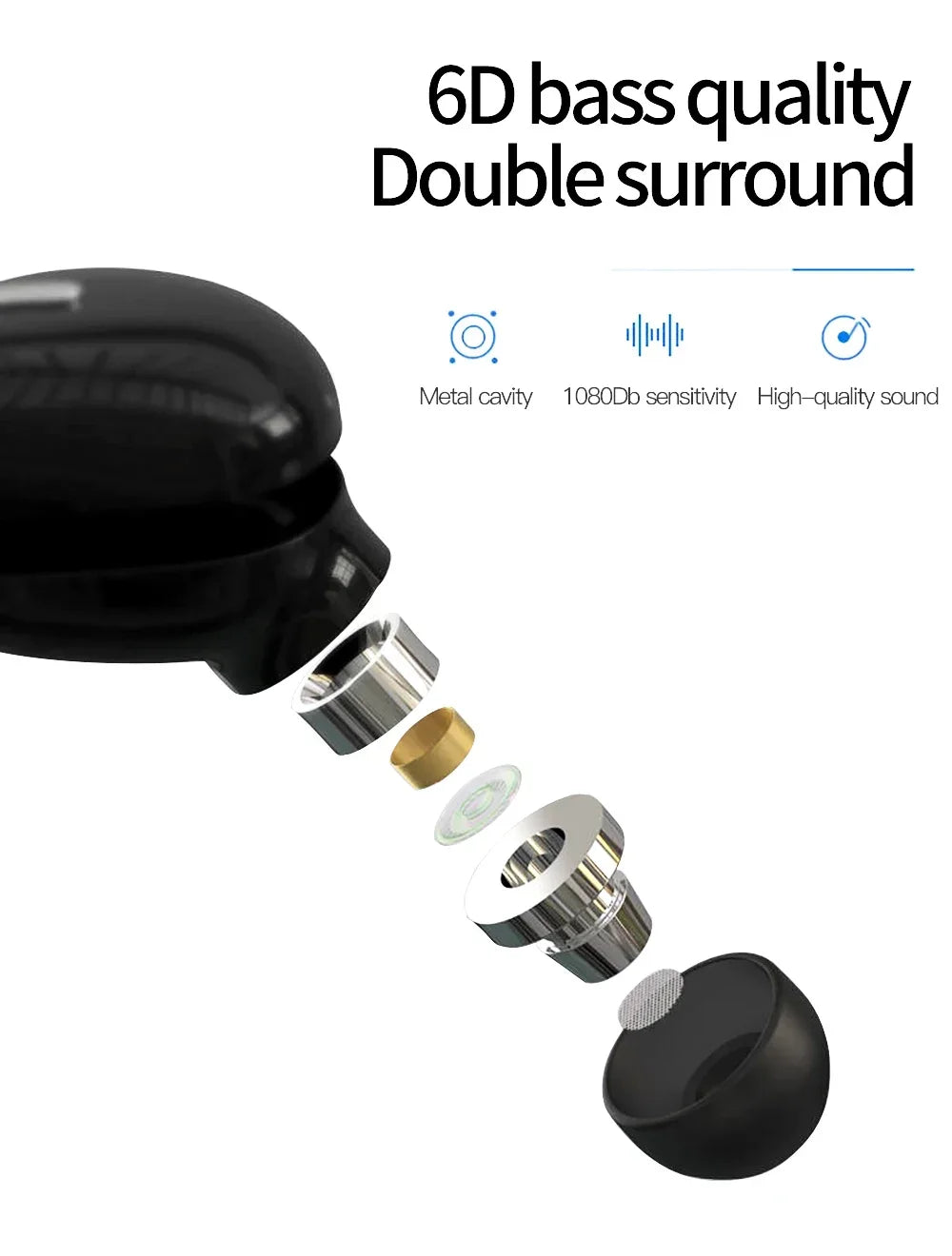 X9 Mini Wireless Bluetooth 5.0 Earbuds Headset