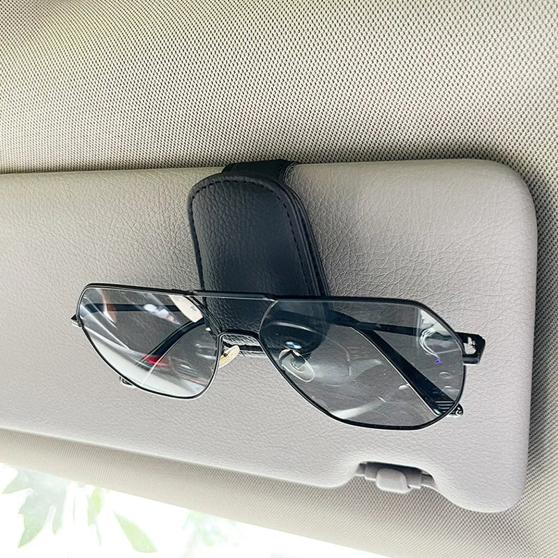 Car Sun Visor Sunglasses Clip & Card Holder