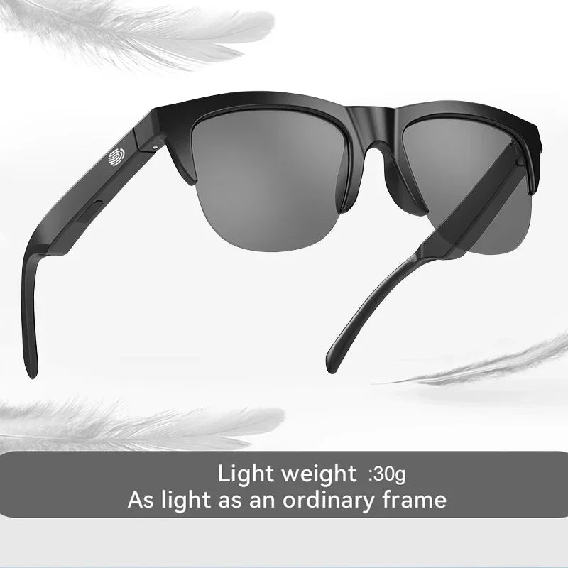 Smart Bluetooth Glasses with Mic & Speakers