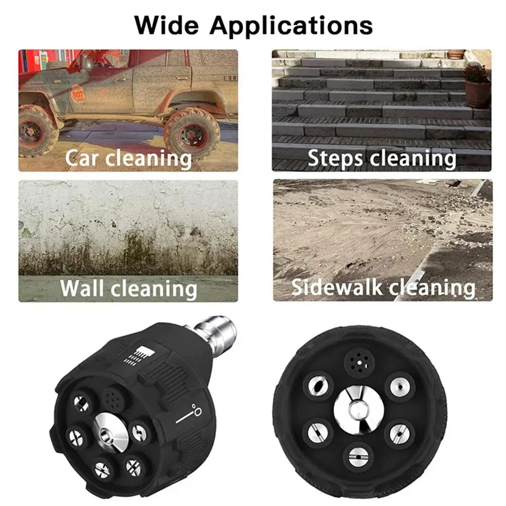 Universal 6-in-1 Power Washer Nozzle Tip