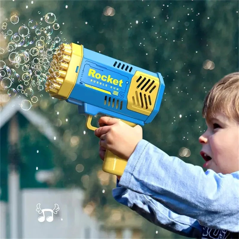 40-Hole Electric Bubble Gun – Rocket Launcher Toy