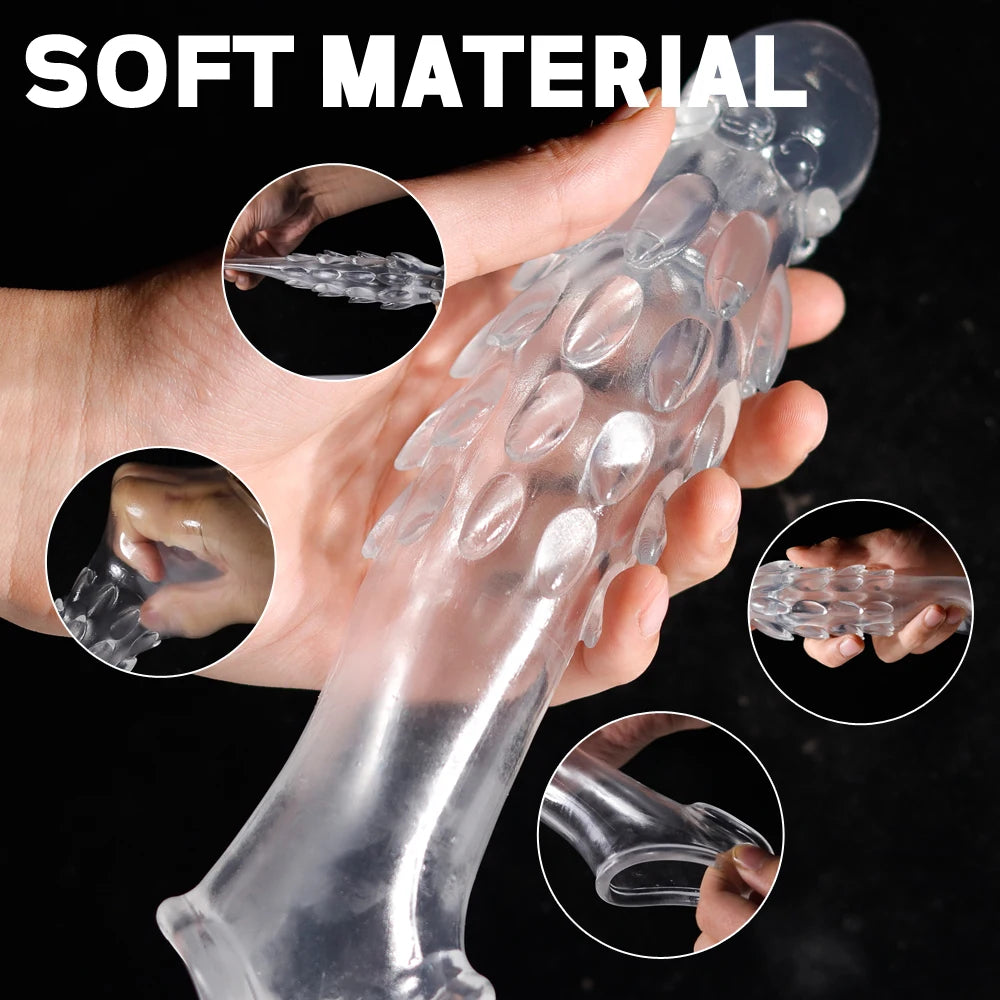 Reusable Silicone Penis Enlargement Sleeve & Cock Rings