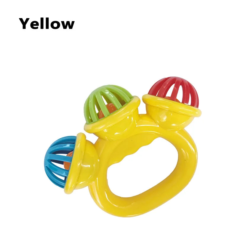 1-4PCS Baby Hand Rattle Ball Sensory Toys