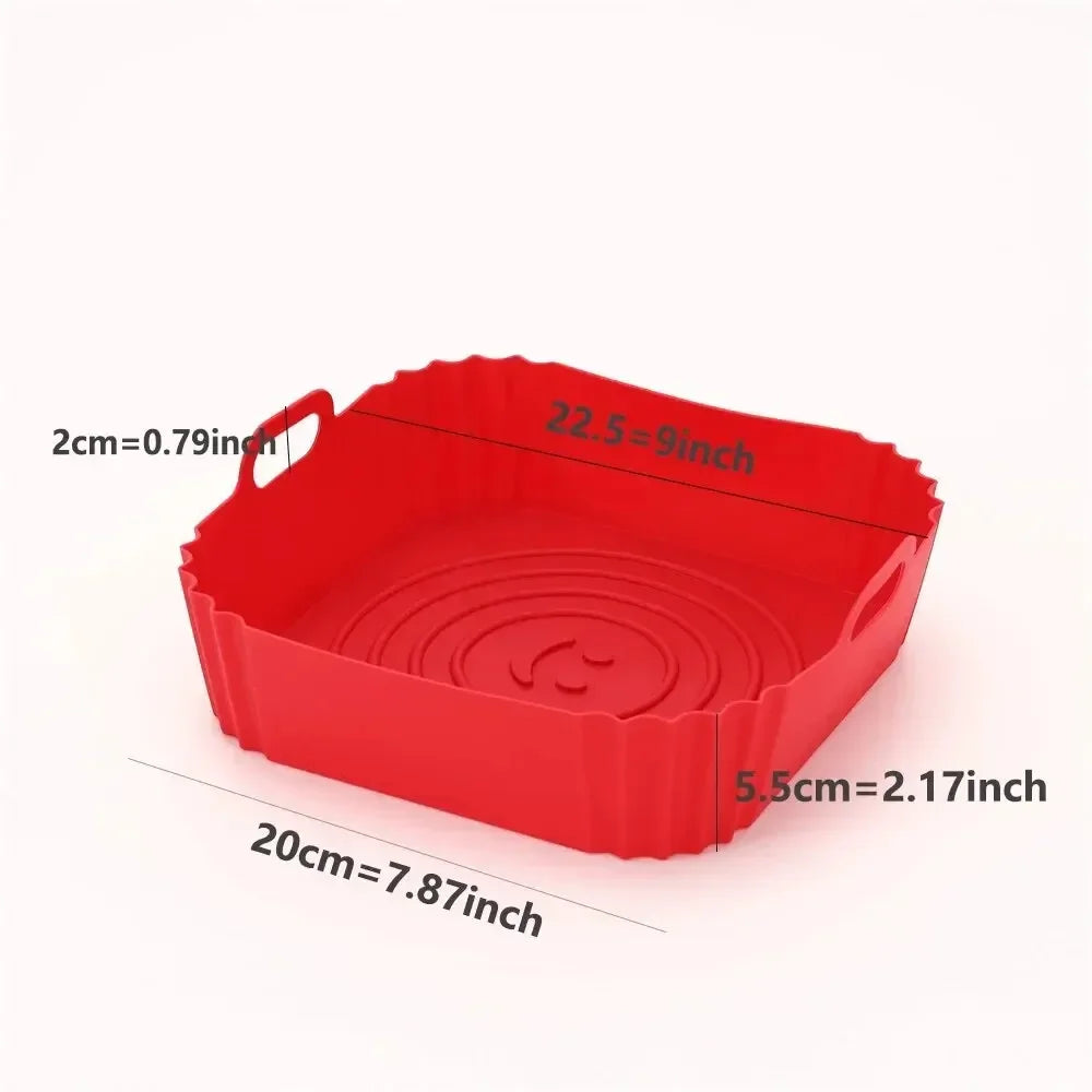 Reusable Silicone Air Fryer Pan Liner - Clickilix