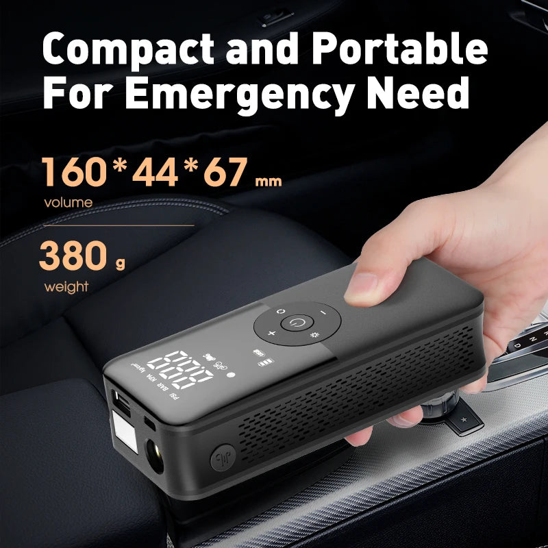 CARSUN Cordless Tire Inflator – Inflate Anywhere, Anytime!
