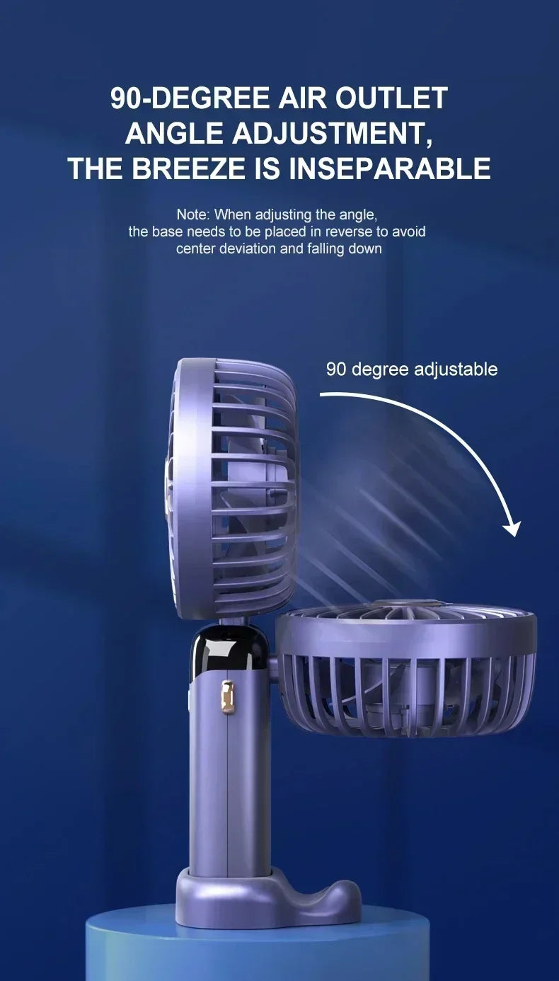 Rechargeable Neck Fan Mini Air Cooler