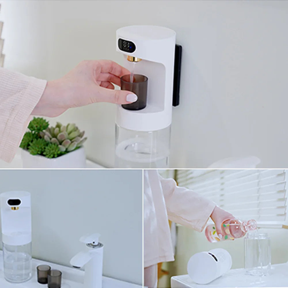 Smart Wall-Mounted Mouthwash Dispenser – Auto Clean
