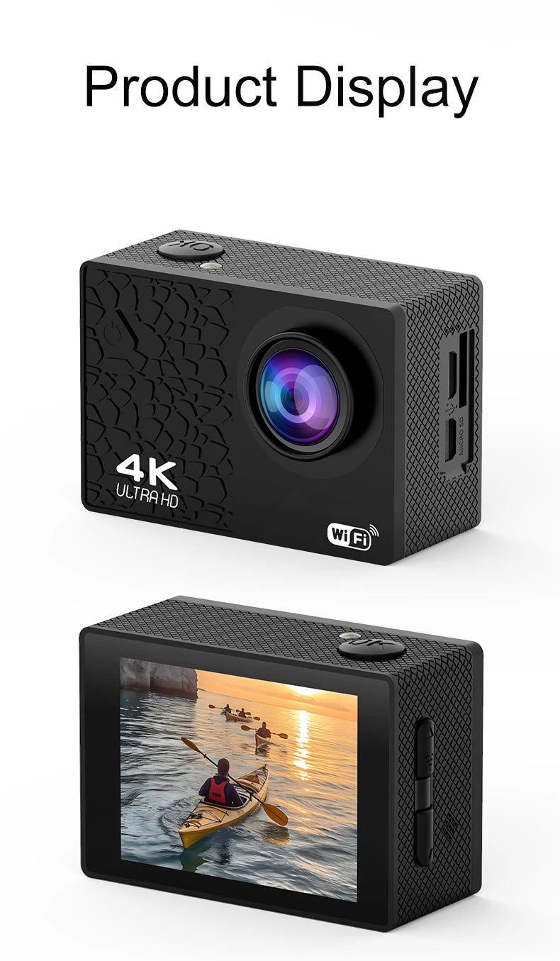 Dive into adventure with this IP68 sport action camera!