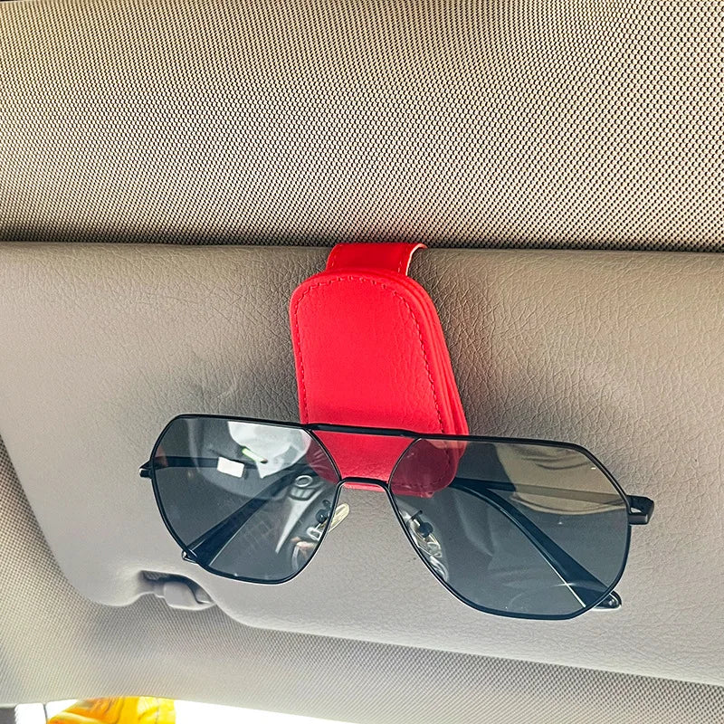 Car Sun Visor Sunglasses Clip & Card Holder