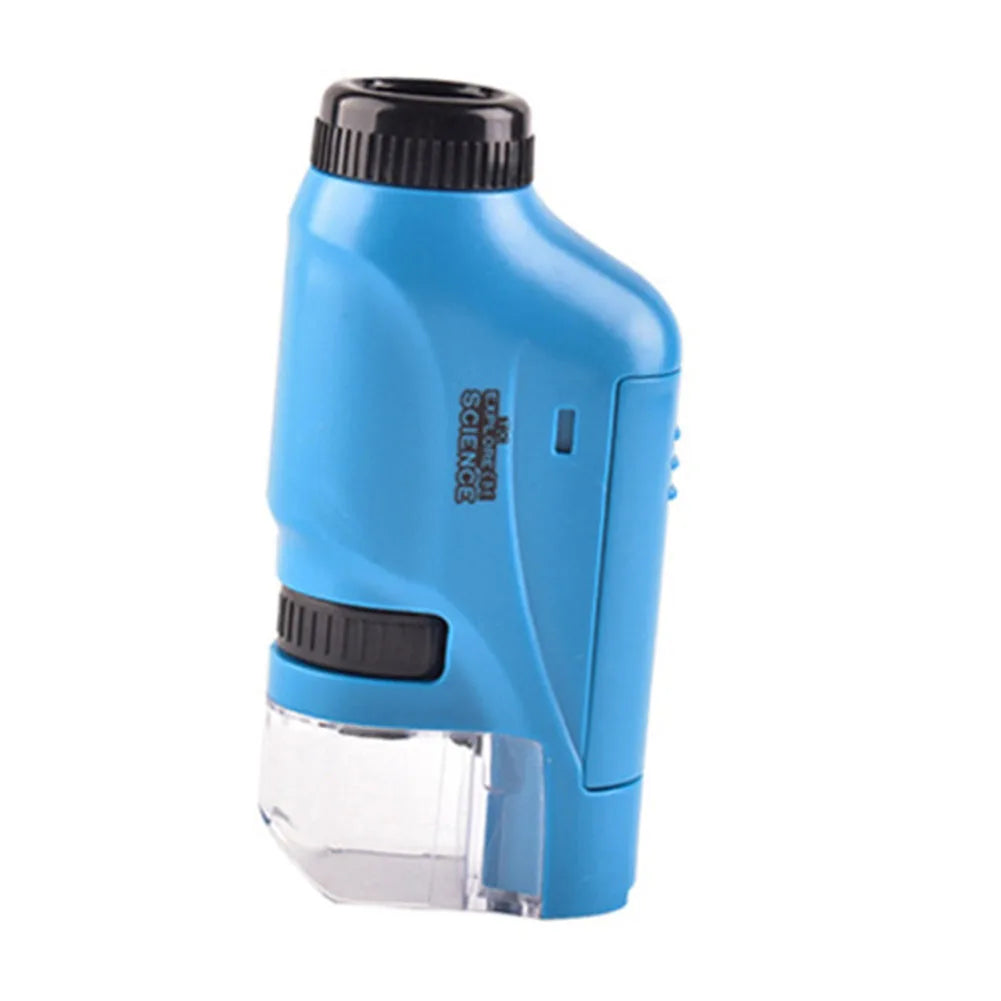 Mini Pocket Microscope 60–120X With LED Light