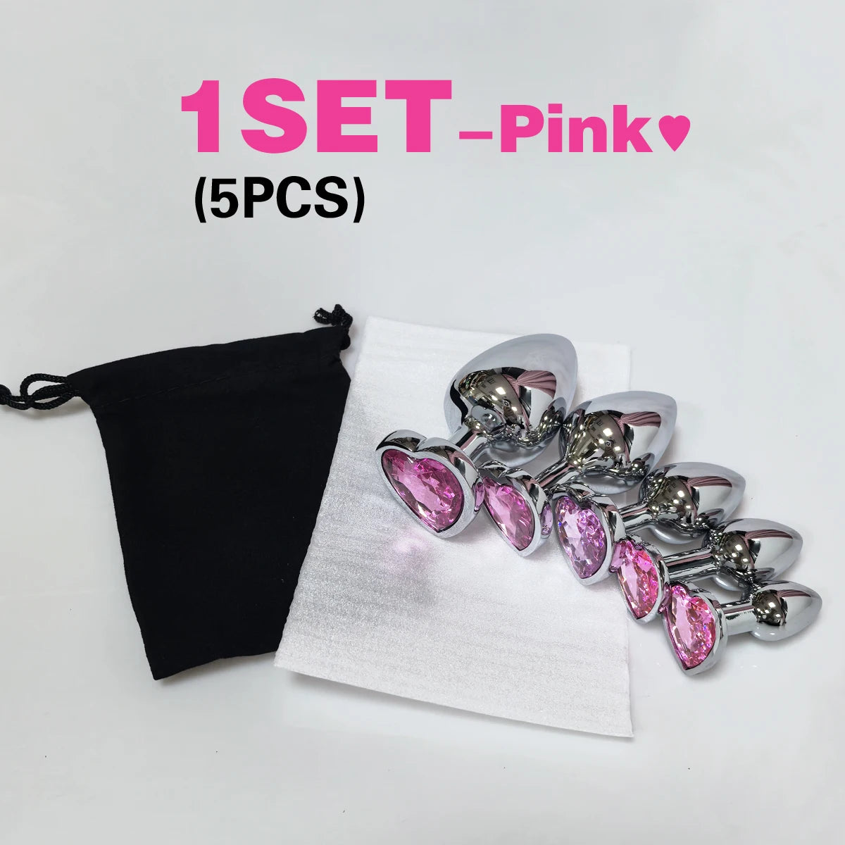 Heart Base Stainless Steel Anal Plug