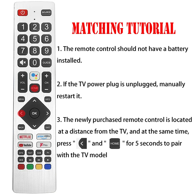 SHWRMC0133 Voice Remote for Sharp Aquos Smart TV