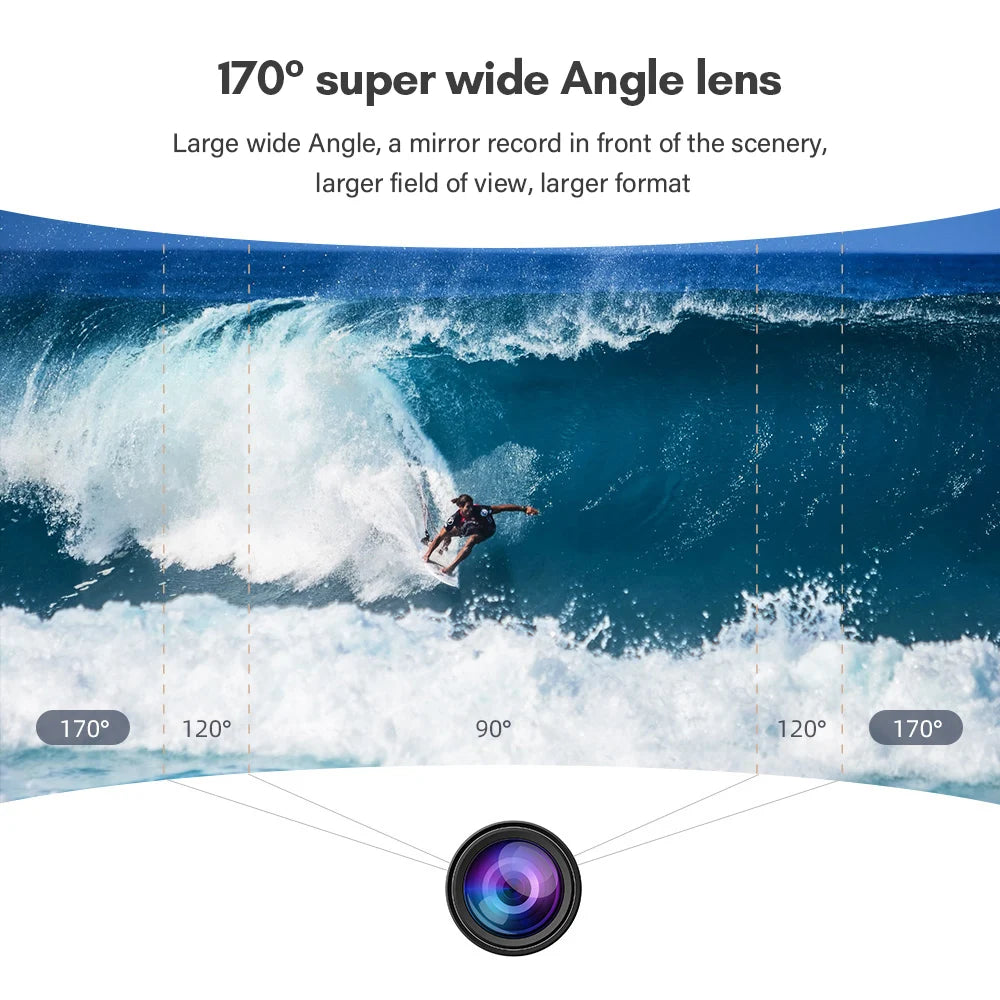 Capture it all with this 4K dual-screen action camera!