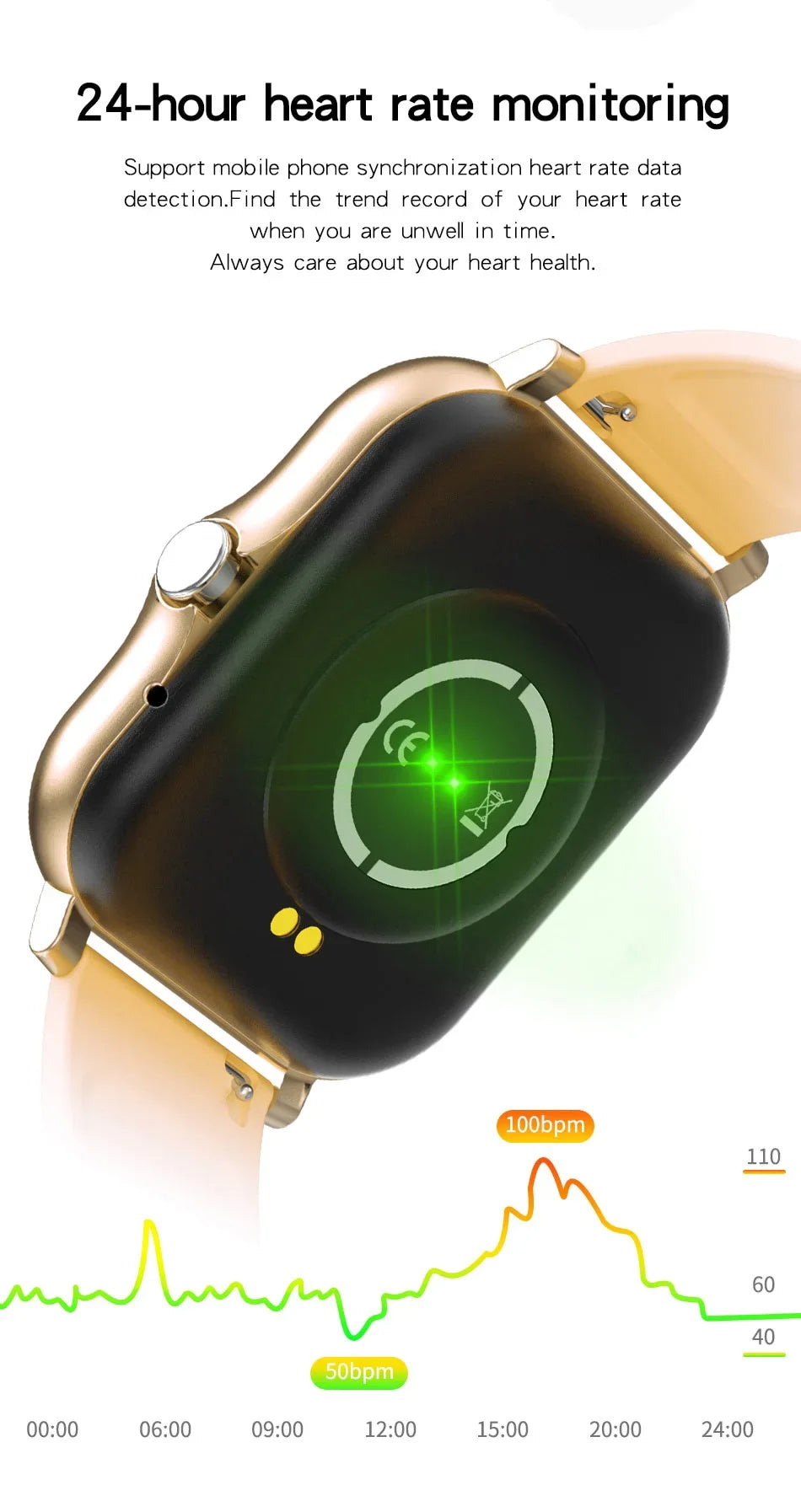 Smart Watch with Bluetooth Call & Full Touch